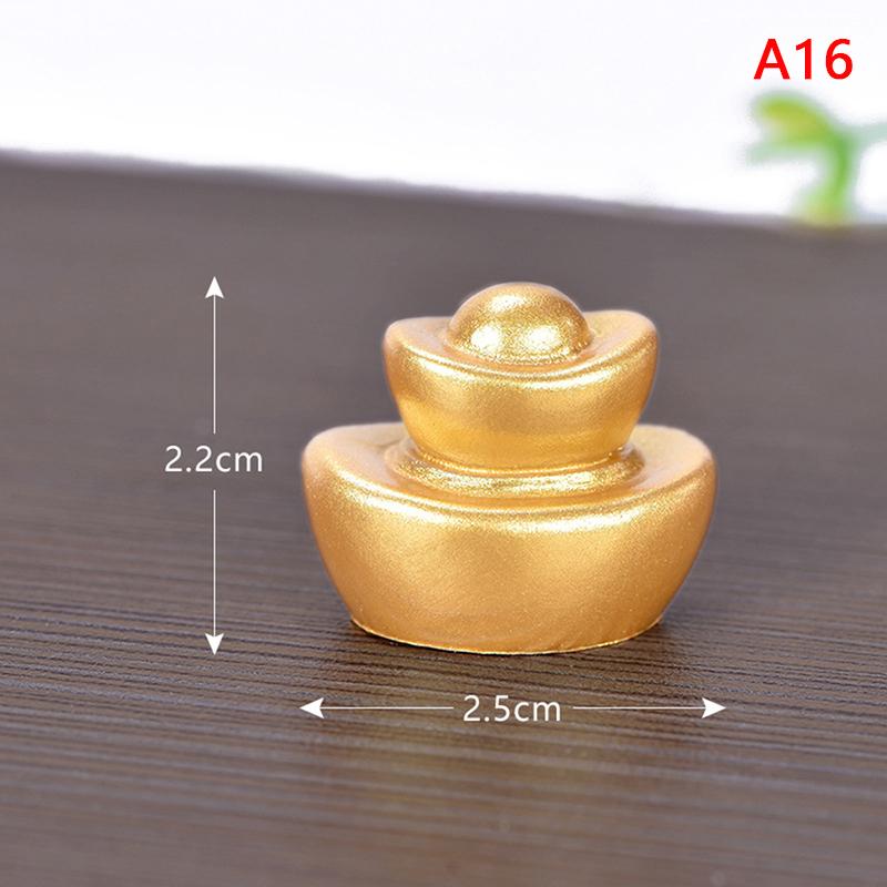 Feng Shui Glücksbringer Fa Cai Geldbaum Goldbarren Tasche Glücksbringer Frühlingsfest Maskottchen Desktop Ornament Auto Wohnkultur Handwerk
