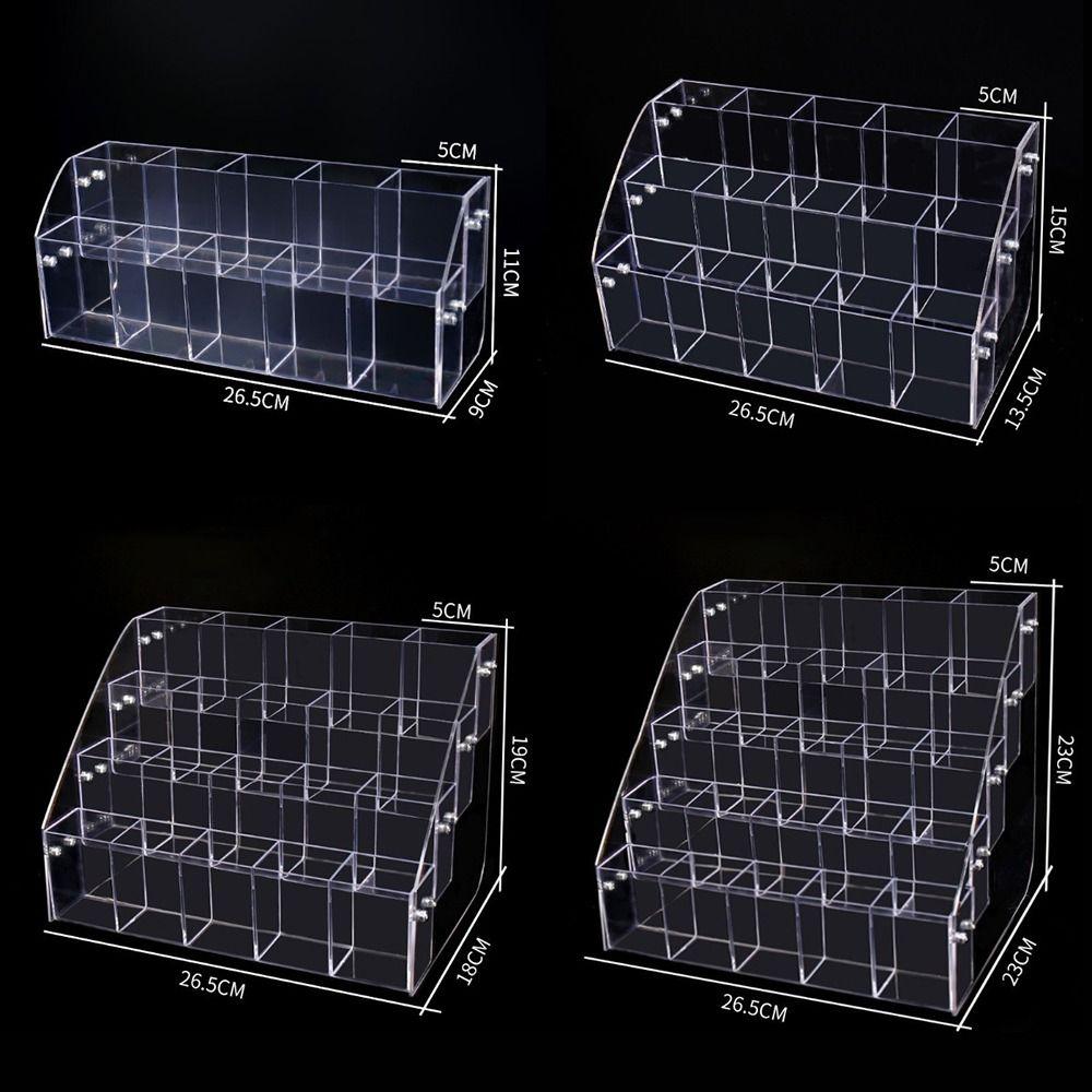 Acrylic Mark Pen Holder 2/3/4/5 Layer Brush Storage Rack Stationery Display Shelf  Office/School