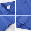 Custom Quick-Dry Lapel Polo Shirt - Short Sleeve, Solid Color, Perfect for Workwear and Summer Sports