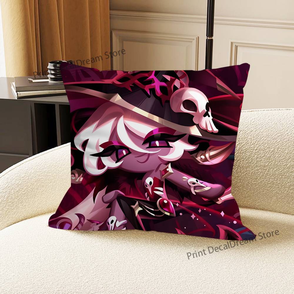 Dark E-Enchantress Cookie Run Cushion For Bedroom Car Coffee Shop Room and Living Room Sofa Decorative Pillow Cover Case
