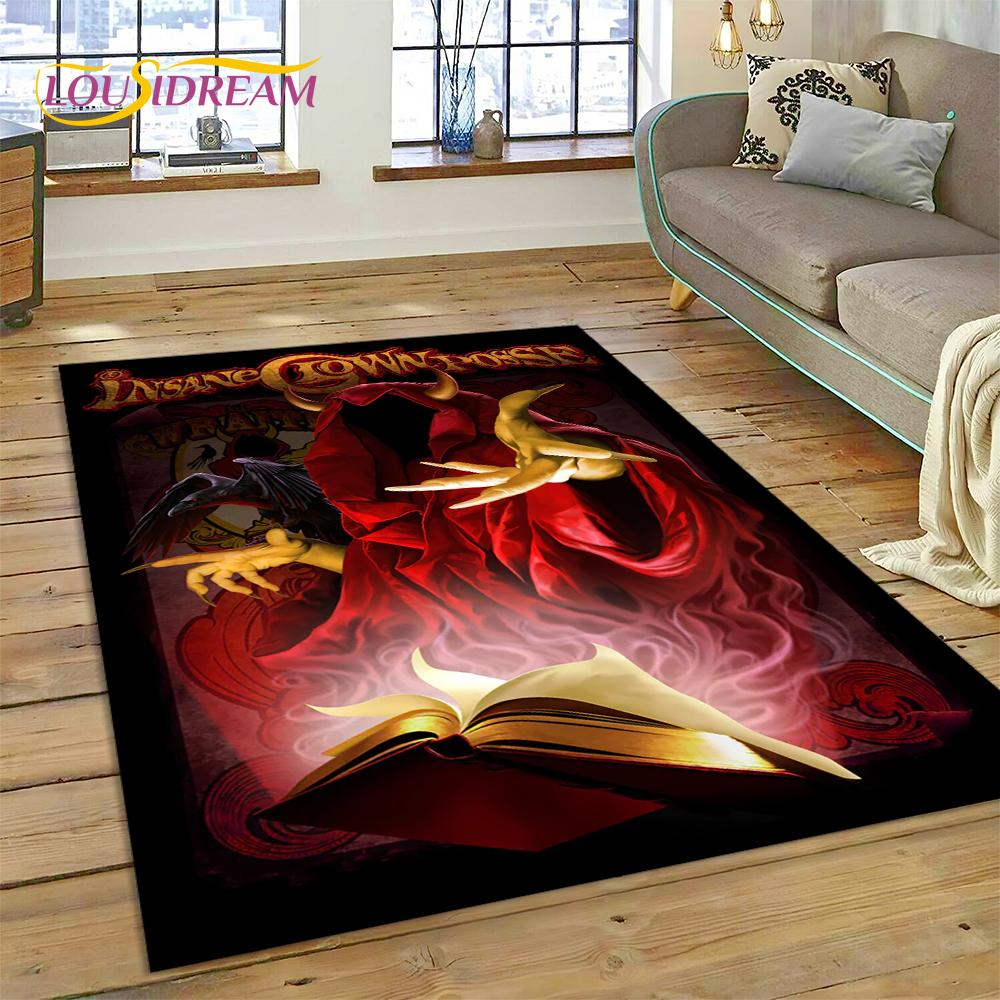 Insane Clown Posse Icp Juggalo Rap Metal Koberec Kobereček pro Ložnici Obývací Pokoj Domácí Dekorace Pohovky,Děti Velký Dekor Podlahová Rohož