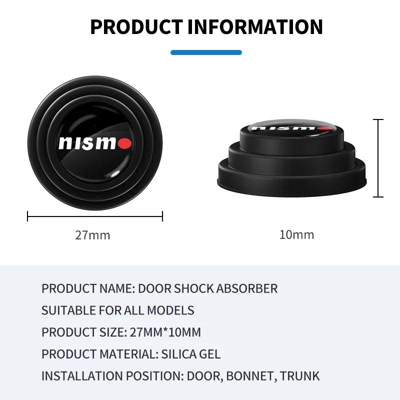 1/2/4 buc. Pad Antișoc pentru Ușa Mașinii Autocolant din Silicon Anti-coliziune Pentru Nissan Nismo Note Armada Pulsar Pathfinder X-Trail Qashqai