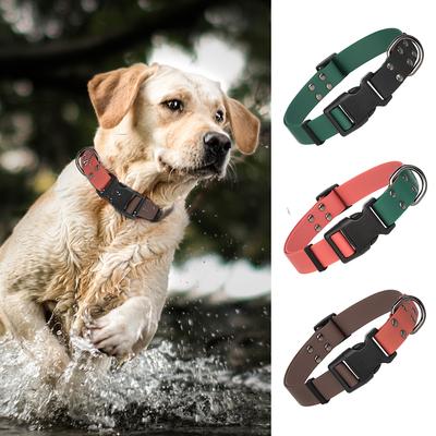Wasserdichtes PVC Hundehalsband Verstellbare Hunde Schwimmhalsbänder Langlebige Haustierkette Für Kleine Mittelgroße Große Hunde Pitbull Labrador Mops