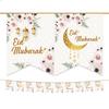 2025 Eid Mubarak Banners Ramadan Decoration For Home Bunting Garland Wall Hanging Islamic Muslim Eid Al Adha Gift Ramadan Kareem