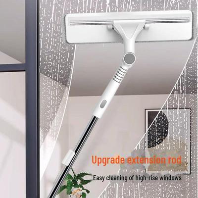 Telescopic Double-Sided Glass Cleaner for High-Rise Windows - Professional Household Tool