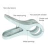 4 Pcs/Set Clips Plastic Thicken Great Spring Anti-slip Serrated Edge High Friction Clothing Clip for Home