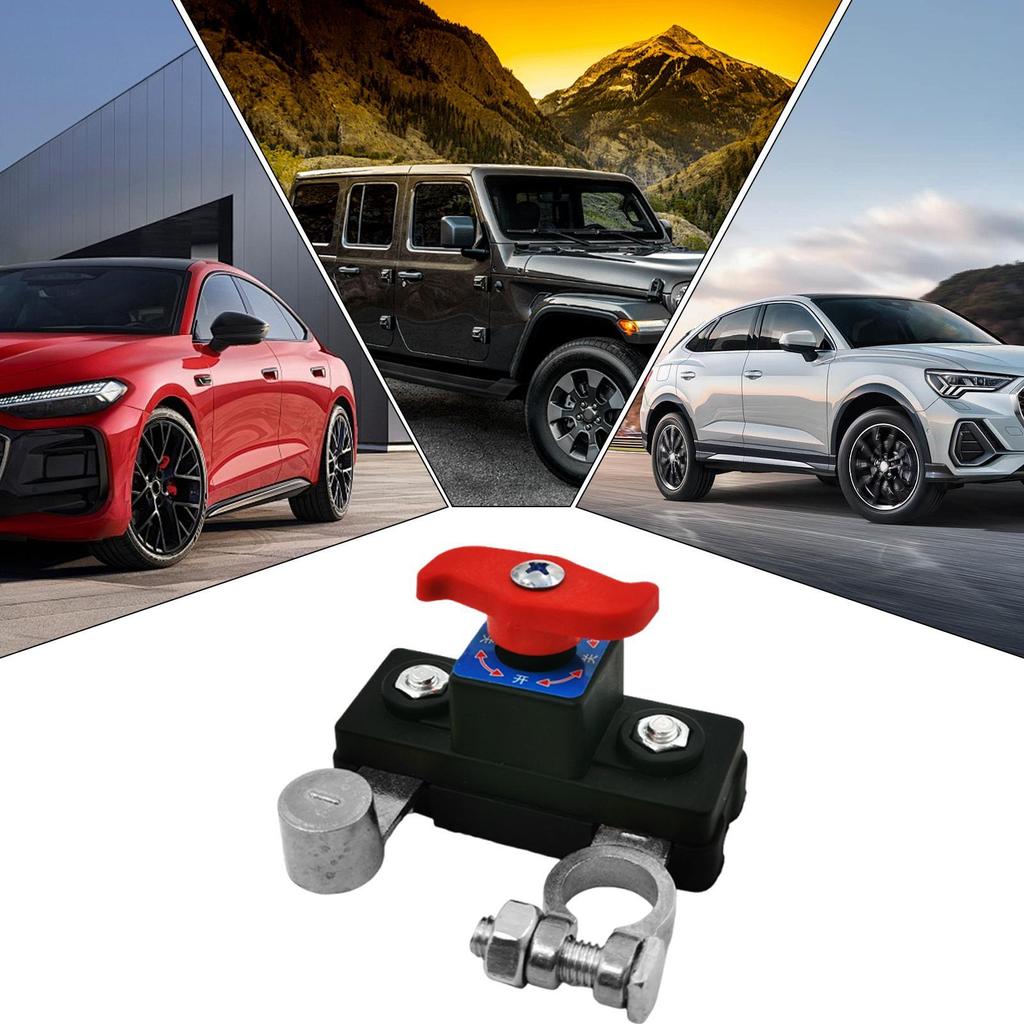 Car Battery Cut Off Control 12/24V Auto Battery Quick Disconnect Control Automotive Terminal Heavy Duty Accessories For RV truck