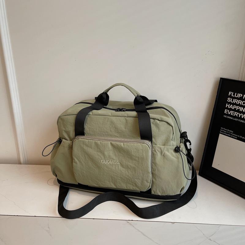 Travel bag Large capacity women's extendable portable storage bag Light commuter luggage bag Outdoor sports fitness bag