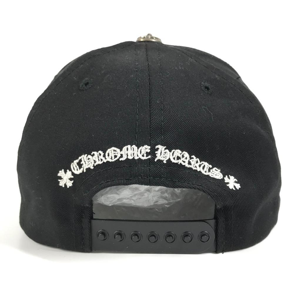 CHROME HEARTS CH logo Bicolor hat cap baseball cap cotton / polyester Black/gray