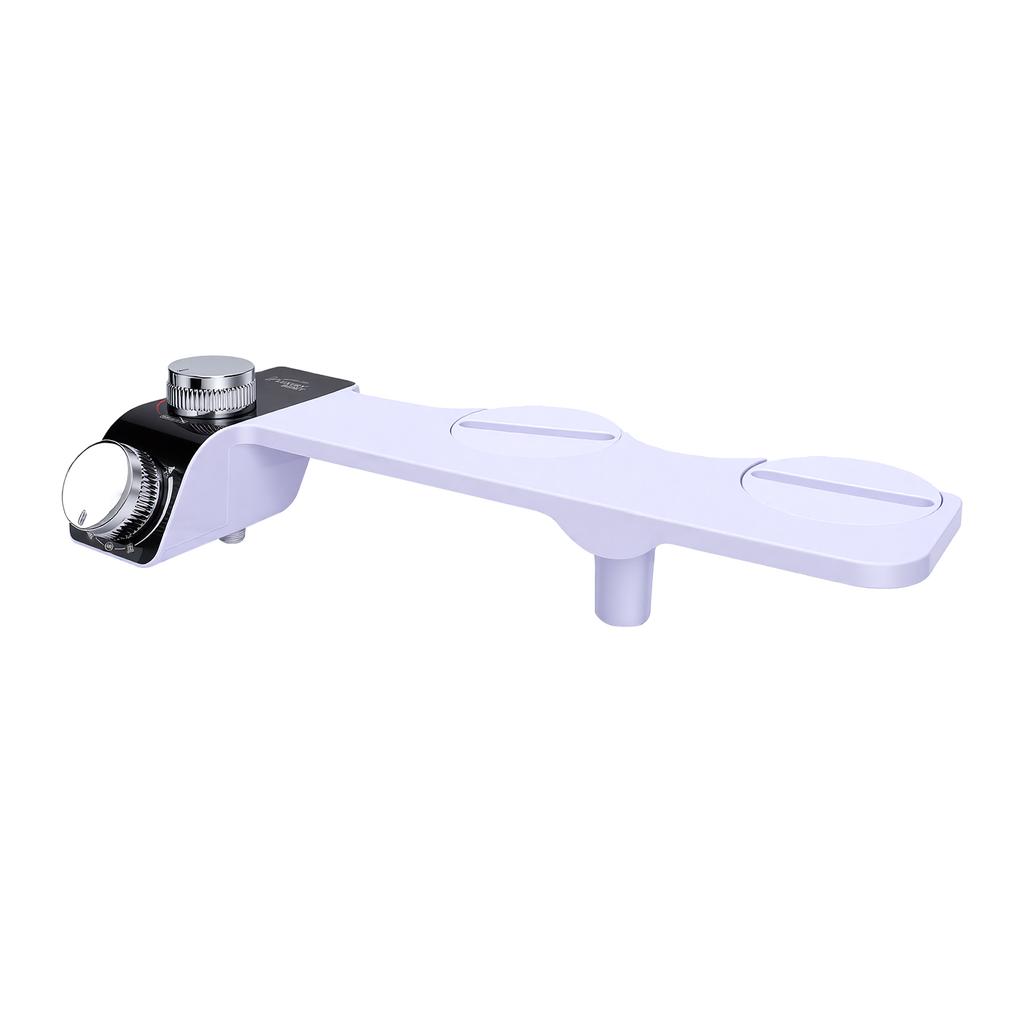 Slim Bidet Attachment for Toilet Seat Cold and Hot Water Control Adjustable Water Pressure 3 Cleaning Modes DIY