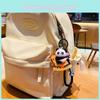 Adorable Cartoon Panda Keychain Cute Silicone Key Ring Perfect Gift For Couples And Friends