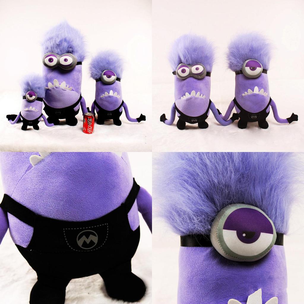 Ich – Einfach unverbesserlich Lila Böse Minions Zeichentrick Plüschtier Puppe Für Geschenk Und Spiel