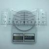 Measurement Ruler Clearly Multi Purpose Pvc Centering Tool T-shirt Alignment Ruler With Scale T-shirt Ruler Guide Durable