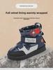 2023 Winter Plush High-Top Unisex Kids' Snow Boots - Warm & Comfortable Down Cloth