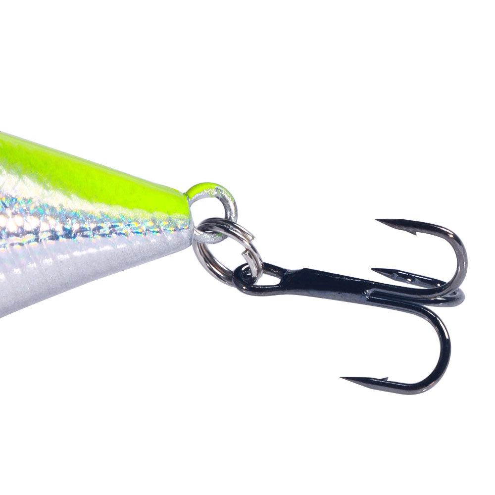 5Pcs Walleye Lures Swimbait Fishing Tackle Fishing Lures Wobbler 4.3g 5.3cm Baits Carp Trout Crankbaits with Hook