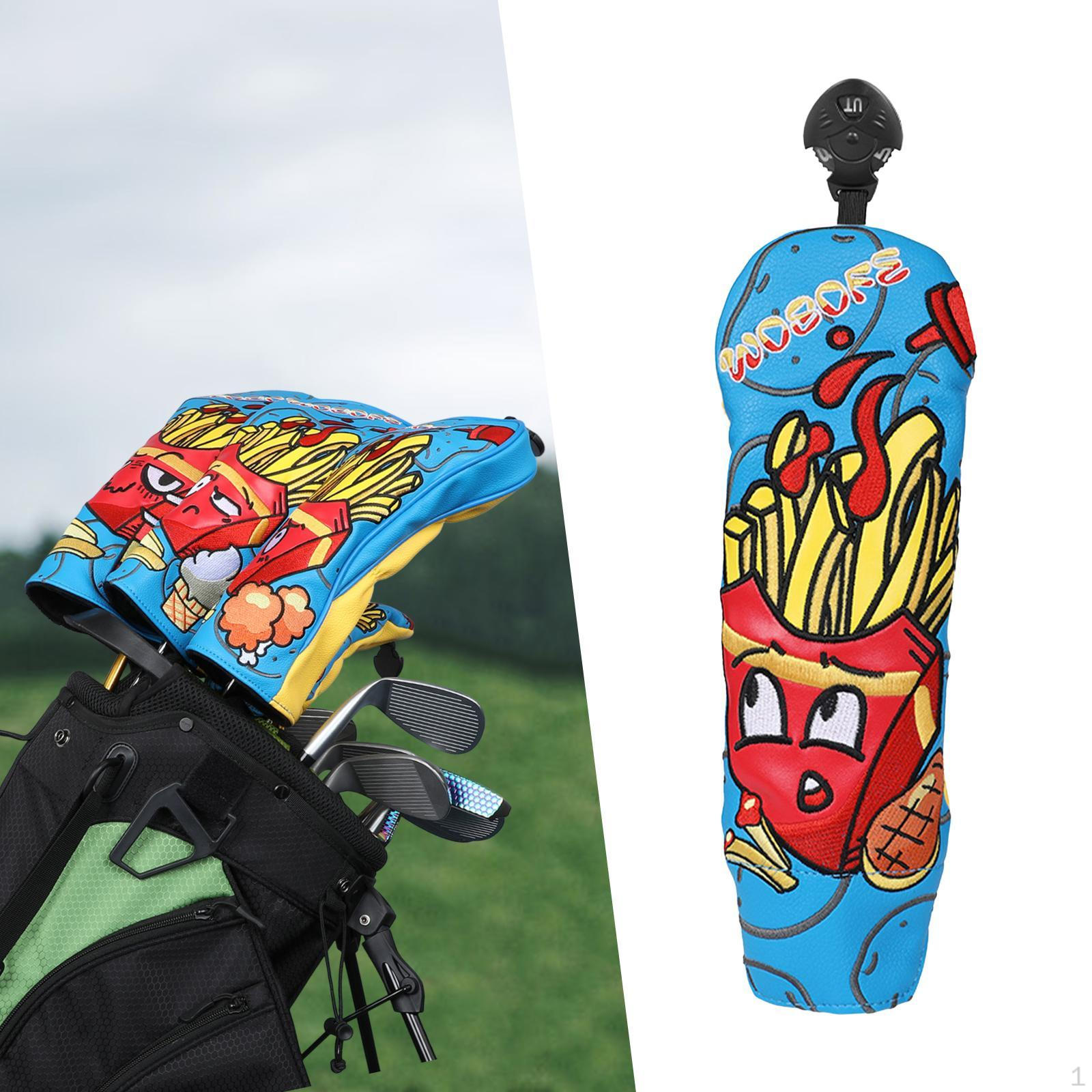 

Golf Club Head Cover for Wood Equipment Easy to Handle Lightweight Gift Lovers UT Blue 28cmx9.5cm