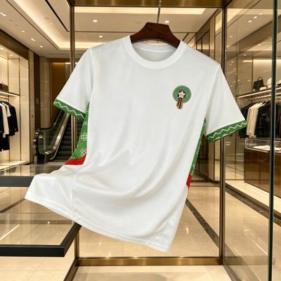 Morocco Football Jerseys Fit Short Sleeve T Shirt Women Men Tee Top Adults Quick Dry T Shirt