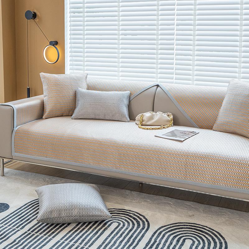 

Нескользящая подушка для дивана, летняя подушка для сиденья, летняя универсальная полностью покрытая антипригарным покрытием, полотенце для дивана, чехол для дивана 60*60cm