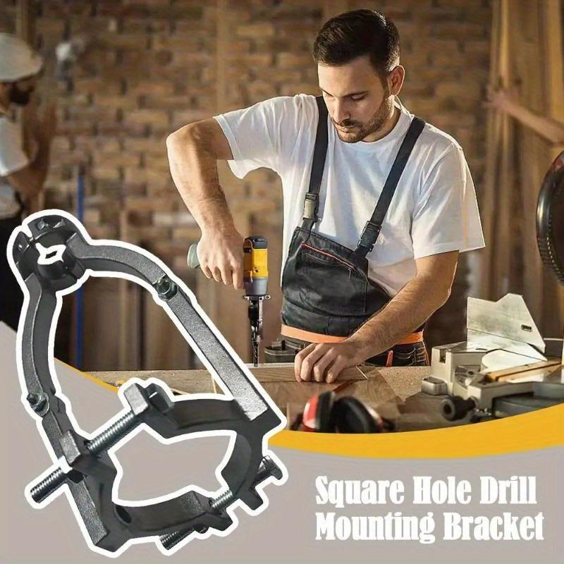 1 Stück Quadratlochbohrer Fixe Halterung Stahladapter für Holzbearbeitung Lochsäge Meißelbohrer Elektrowerkzeug.