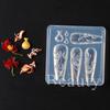 3D Lotus & Koi Nail Art Embossing Silicone Mold - Nail Decoration Tool