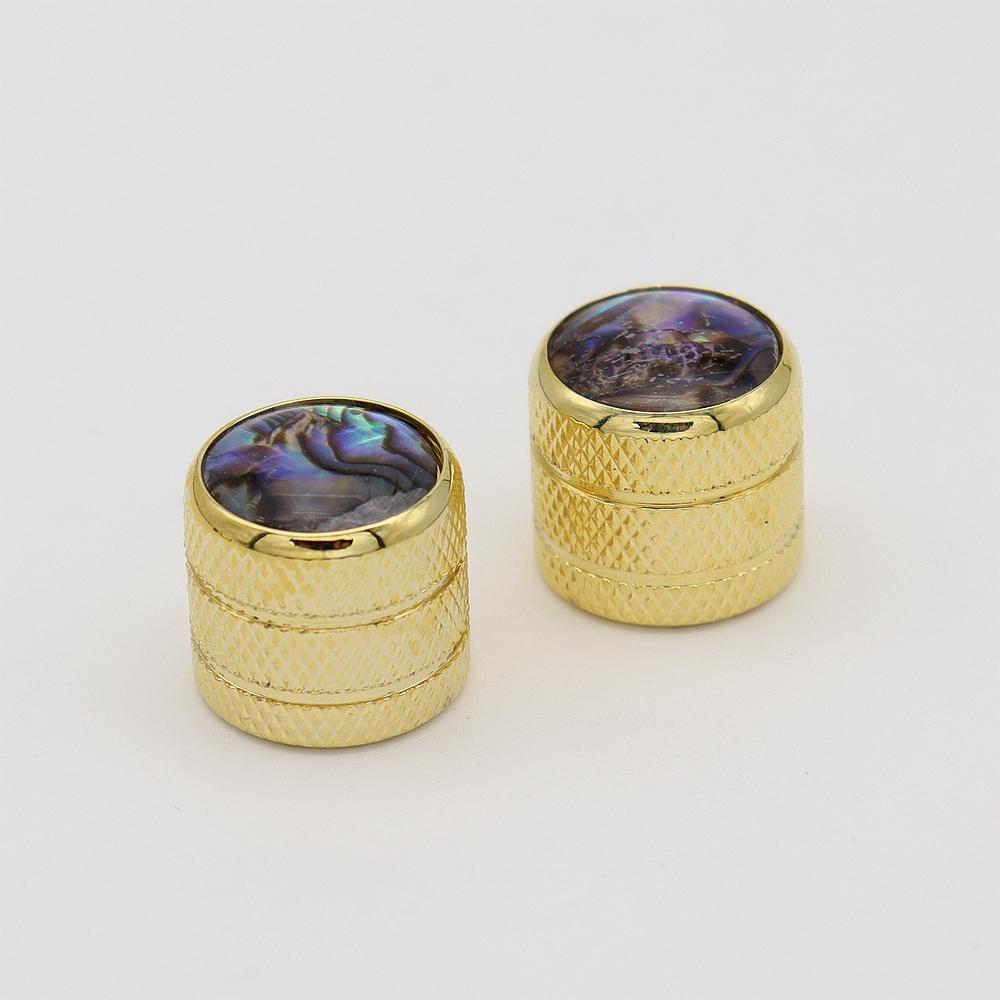

2pcs/4pcs Metal Shell with Inlaid Shell Guitar Dome Knobs or Bass Knob for TL Guitar