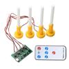 Type-C Humidifier Atomization Electronic DIY Kit RF Infrared Remote Control Four-Spray Humidifier Module Ultrasonic Atomizer PCB