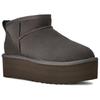 (WMNS) UGG Classic Ultra Mini Platform Boots 'Charcoal Grey' Women's 1135092-CHRC