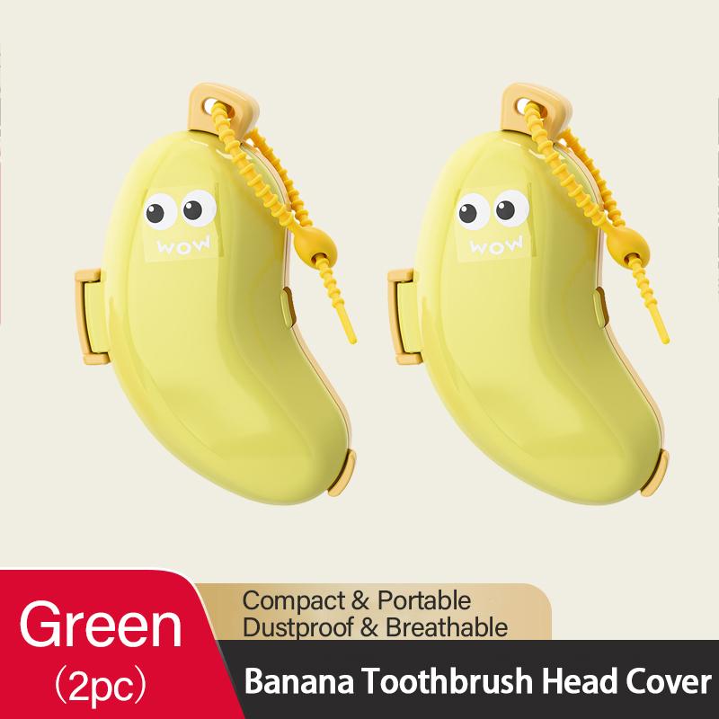 Banana Cover for Toothbrush Compact and Convenient Toothbrush Protector Travel Toothbrush Toothpaste Storage Box LXYJSN06