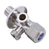 Brass Double Outlet Angle Valve One In Two Dual-Purpose Multi-function Angle Valve