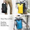 1PC outdoor PVC waterproof bag, large-capacity men's and women's waterproof rafting bag, multi-functional waterproof backpack