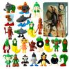 Advent Calendar, Advent Calendar ,Toys,24 Day Figurine,Halloween Countdown Calendar For Kids Party ,Gift