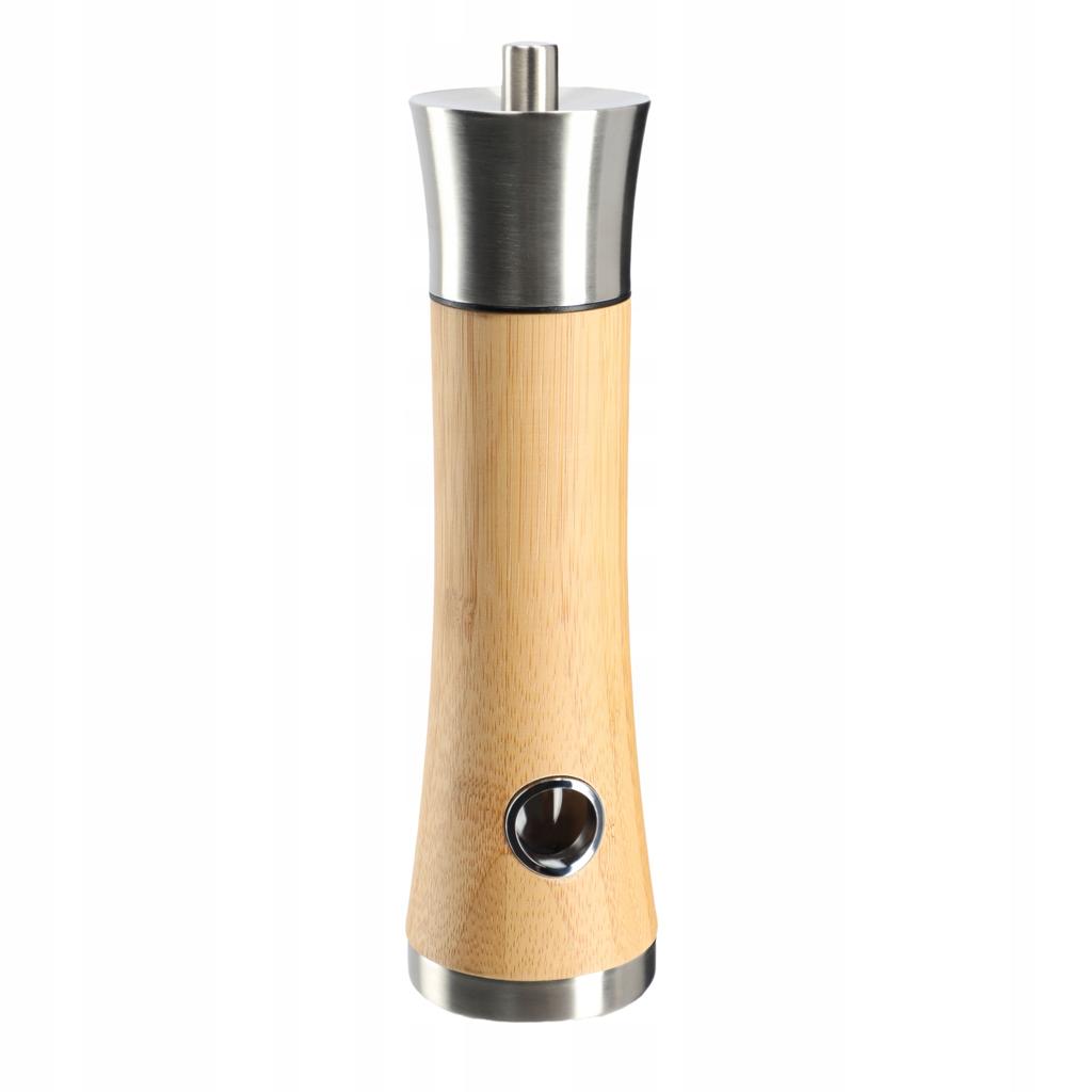 KADAX Młynek Do Pieprzu Soli Przypraw Ręczny Bambusowy Ziół Kuchennych Drewniany