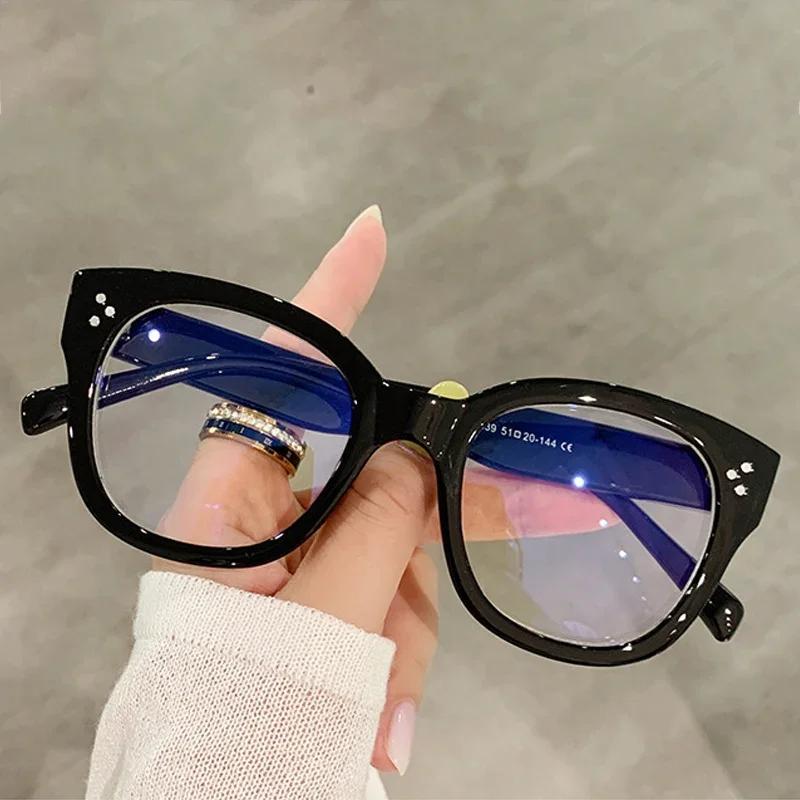 Fashion Square Glasses Frames Women Men Retro Prescription Eyewear Clear Lens Unisex Optical Frames for Ladies and Gentlemen