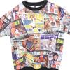 SURRY NBA design print Long sleeve sweat trainer XXL Men's Used