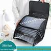 26-Layer Handheld Accordion Bag for High School Students - Large Capacity Multi-layer Classified File Folder