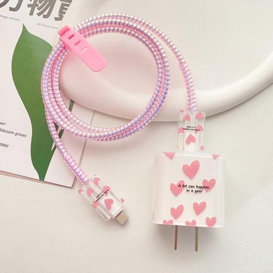 For iPhone 18w/20w Charger Protective Case Head Data Cable Protector Shell Cover