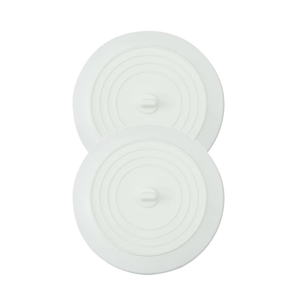2pcs/set Drain Cover Soft & Long lasting Solution Bathtub Drain Cover Universal Bathroom Drain Cover for Bathtubs Sinks