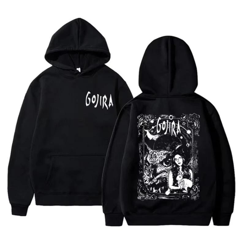 2025 French Metal Band Gojira Graphic Hoodie Male Magma Sweatshir Men Fashion Printed Hoodie New Sweatshirt Harajuku Hoodie Clot