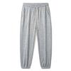 Oberkörperfreie Kleidung Fleece Sportlich Lässig Sweatpants Herren Übergröße Warm Grau Herbst und Winter Leggings
