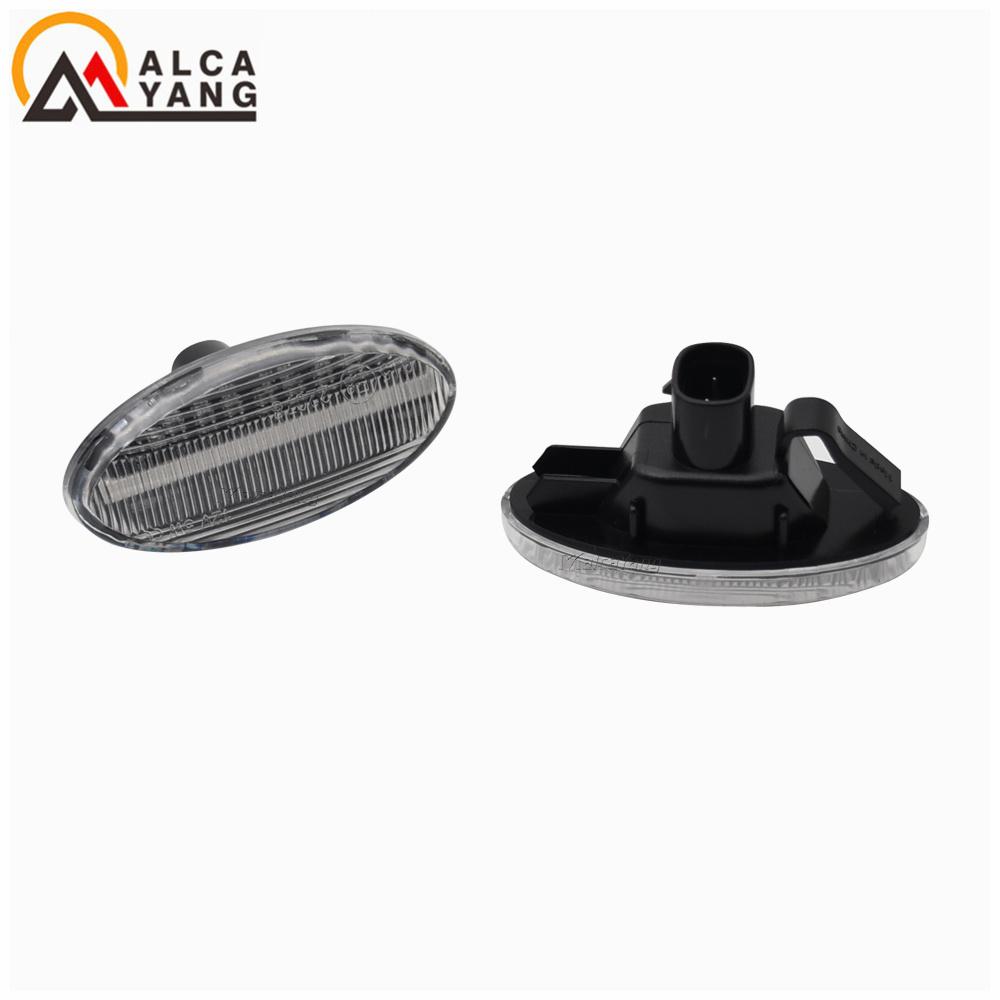 Modern Styling LED Side Indicator Repeater Turn Signal Blinker for Mazda 2 3 5 6 GG GY MPS BT-50 MPV Smoked Clear Dynamic Lights