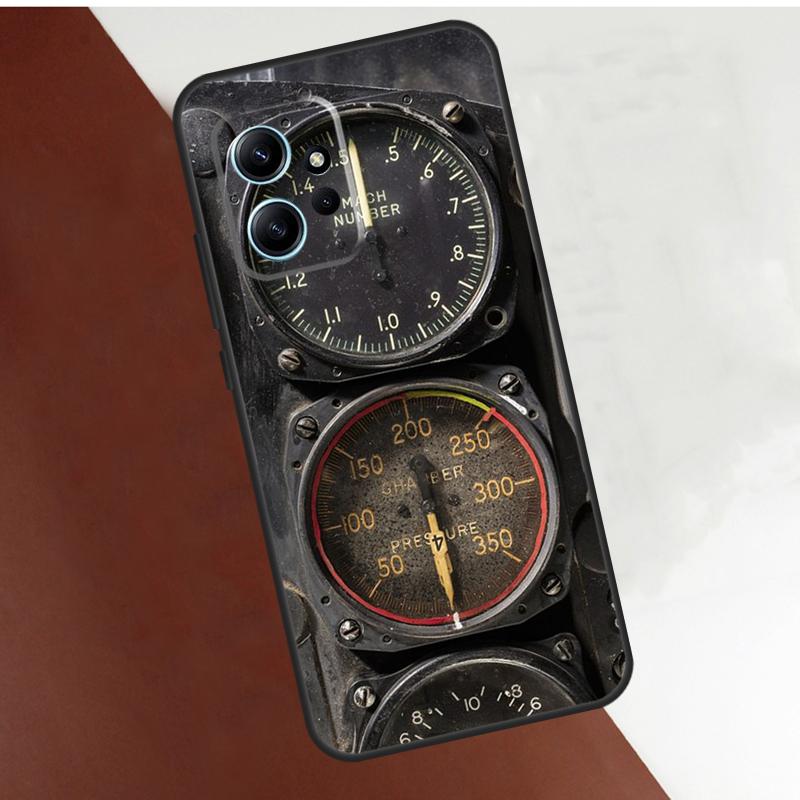 

Aircraft Cockpit Dashboard Case For Xiaomi Redmi Note 14 10 11 12 13 15 Pro Plus Cover For Redmi 15 14C 12C 10C 13C 15C Redmi Note 9 Pro