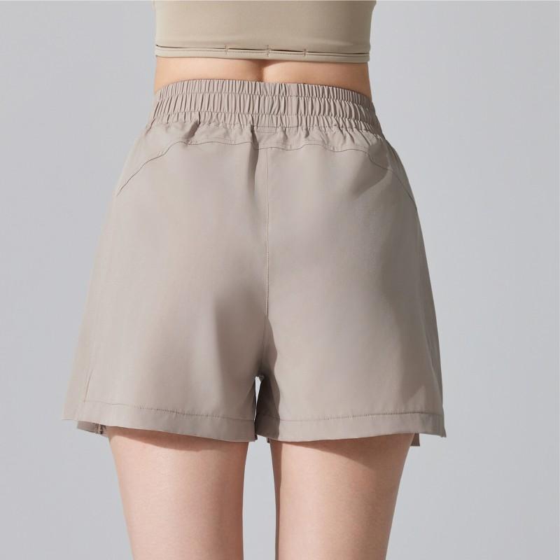 Womens Loose Fit 3/4 Length Sport Shorts Quick Dry Stretch Yoga Running Gym Pants With Pockets