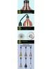 Adjustable Height Retractable Single Head Heat Lamp for Food Warming