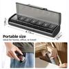 Pill Organizer Large Weekly Pills Organizer Box Medicine Organizers Travel 7 Day Pill Case for Big Vitamin Supplements Fish Oil