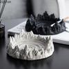 Creative Volcano Shape Ashtray Cement Ash Tray Home Office Table Smoking Accessories for Weed Ashtrays Gift for Boyfriend