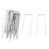 New Set Anchor Pins Galvanized Steel Nail Lawn Pins U Shaped For Garden Greening 50pcs/set Accessories Camping