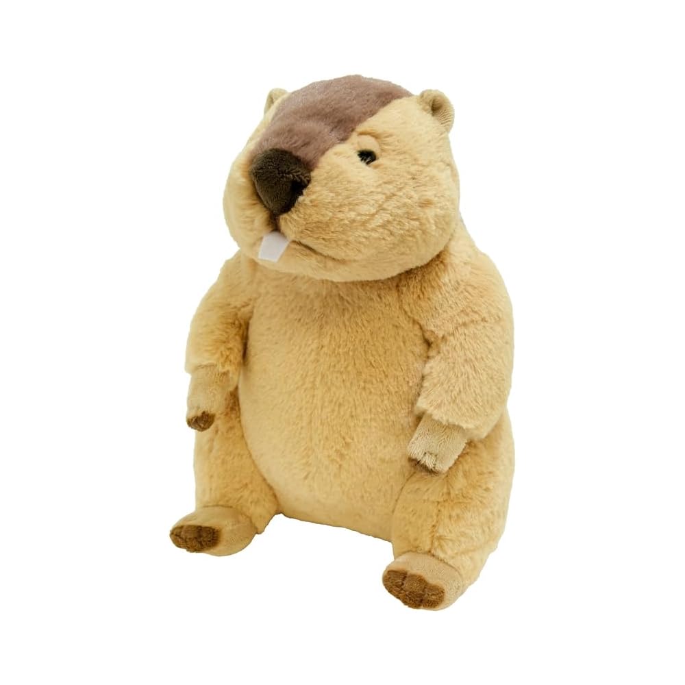 Sunlemon Fluffies Marmot Plush Toy 15.5x25x22cm Cute Animal Stuffed Toy