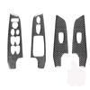 4Pcs For Honda Civic 2006-2011 Carbon Fiber Interior Door Control Cover Trim