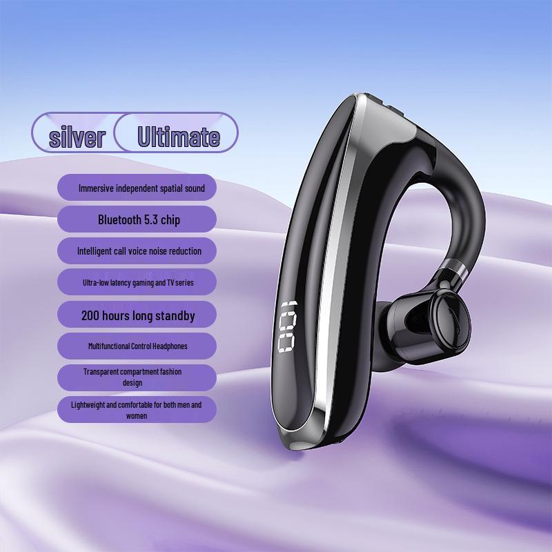 2025 Wireless Ear-Hook Bluetooth Headphones - 240 Hr Battery, Noise Reduction