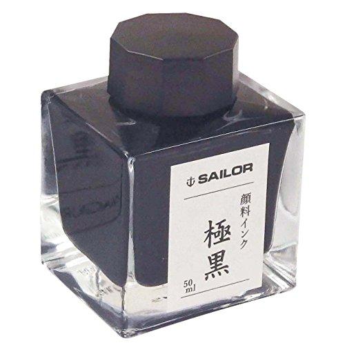 Sailor Fountain Pen Fountain Pen Pigment Bottle Ink 50ml Super Black 13-2002-220